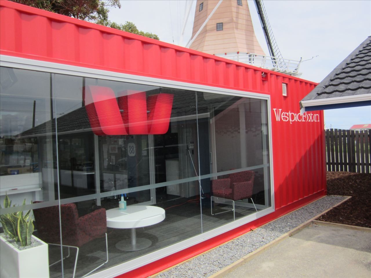 Bureau en Container.