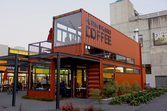 Restaurant/Bar en Container - Humm Big Bird Coffee