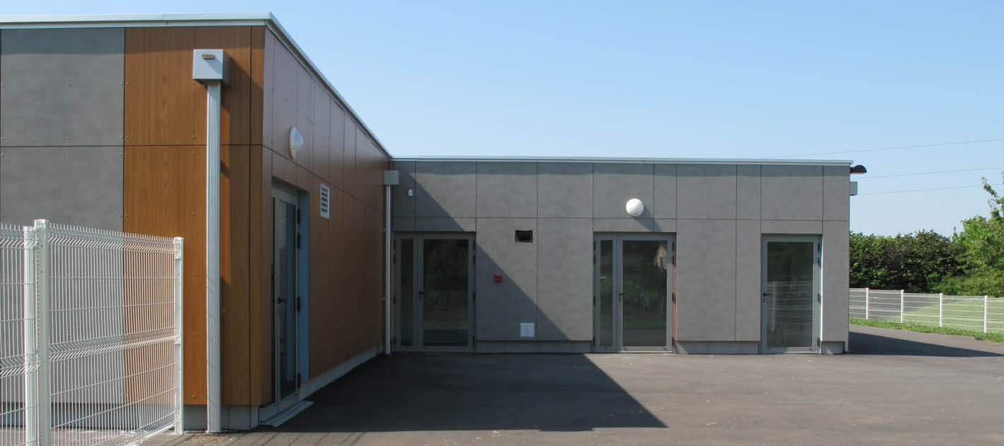 Ecole de Chauray (79) - Réalisée en Containers.